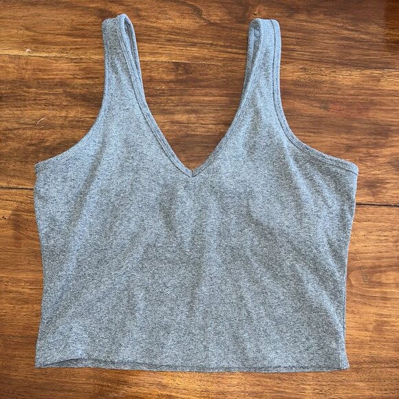 Gap Body Seamless Ribbed Bralette Tanks Cropped set of 2 Large - Picture 2 of 7